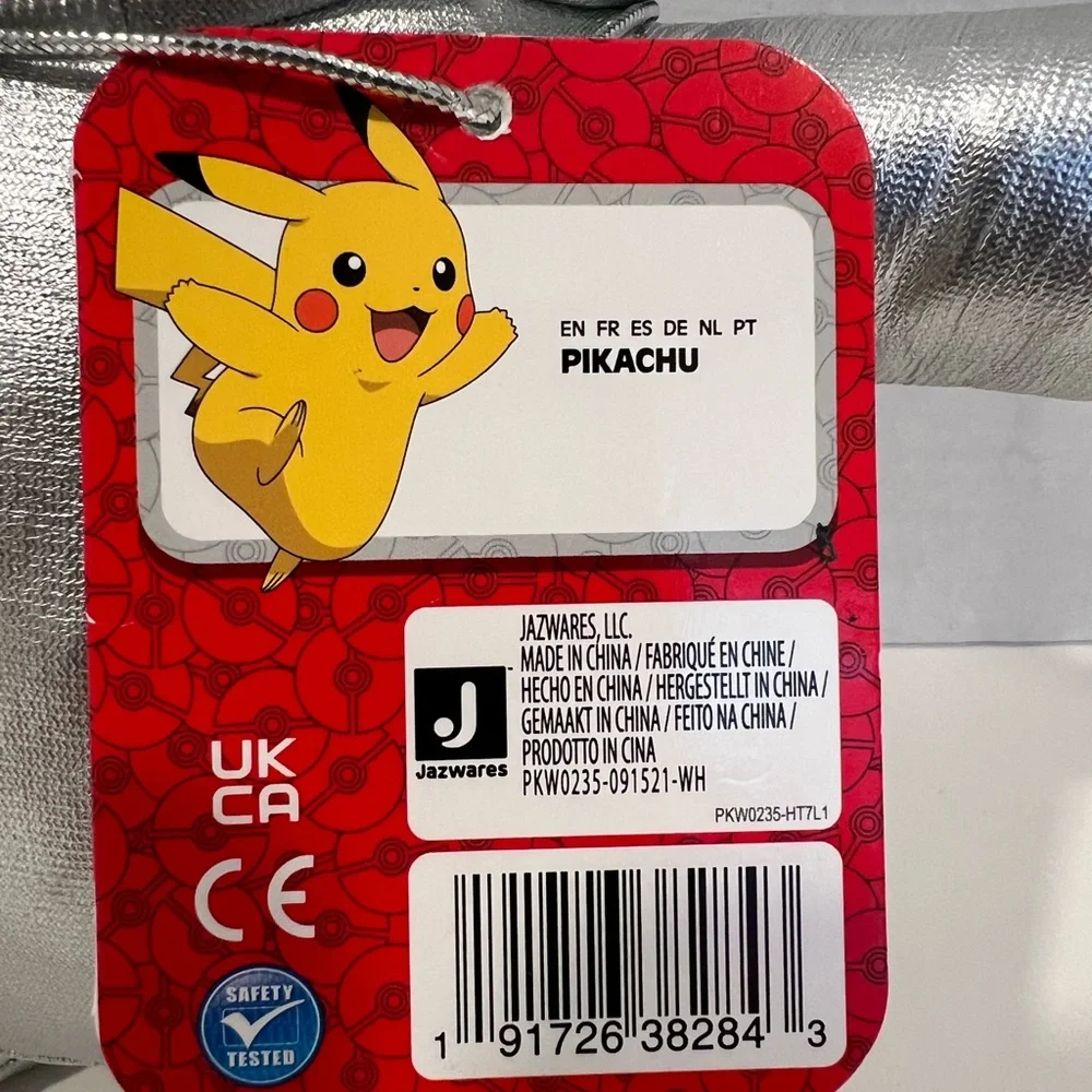 2021 Pokémon 8” Silver Pikachu 25th Anniversary Plush Cuddly Shiny Silver NWT